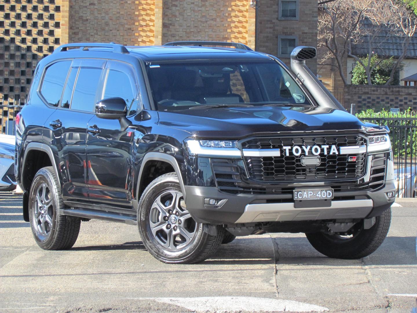 2025 Toyota Landcruiser GR-S in Black