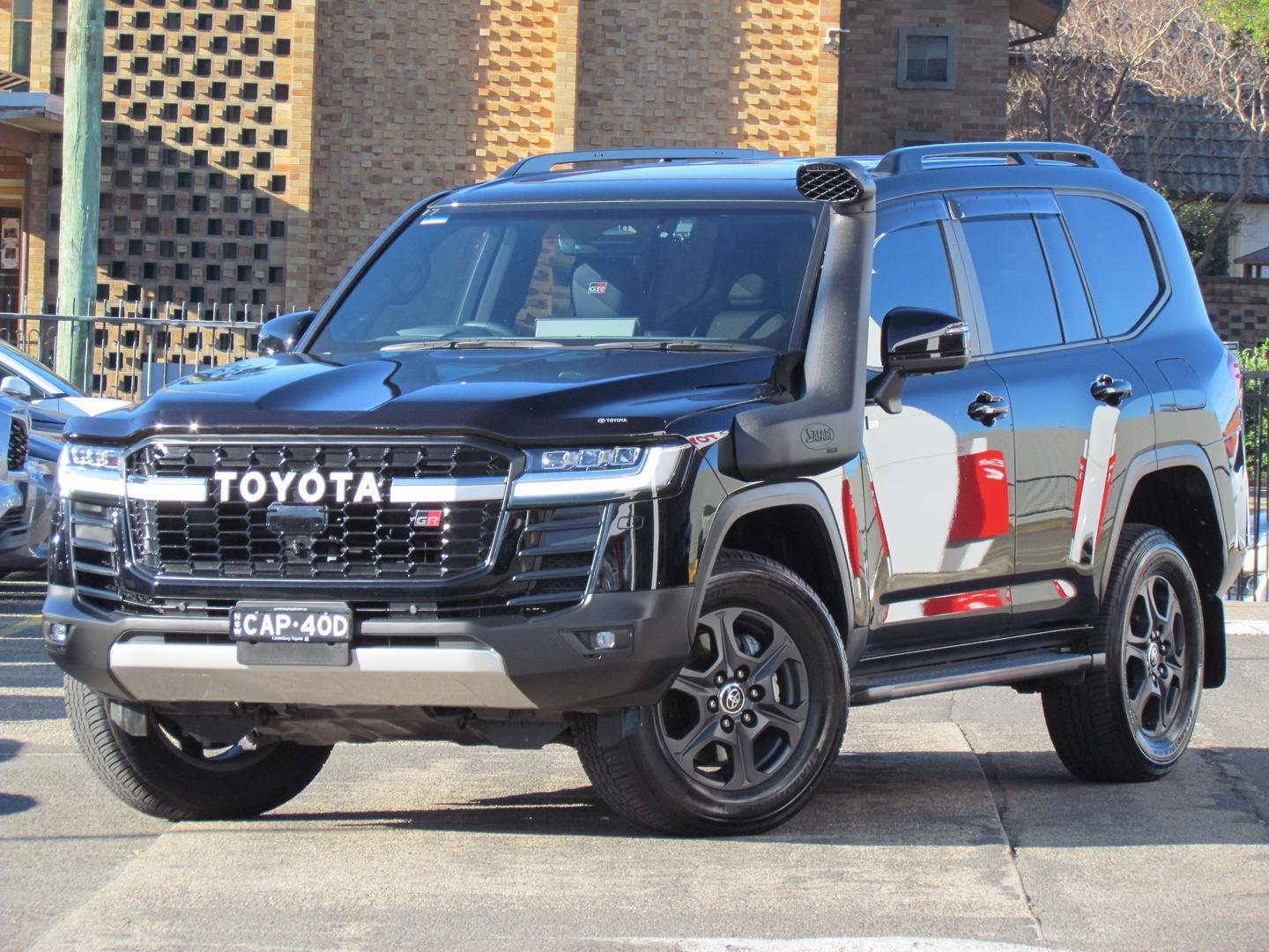 2025 Toyota Landcruiser GR-S in Black