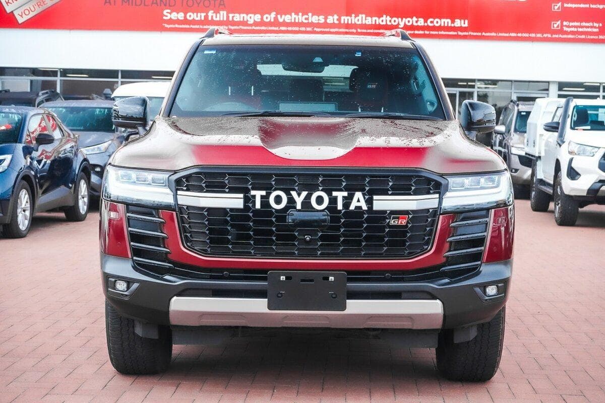 2022 Toyota Landcruiser GR-S in Red