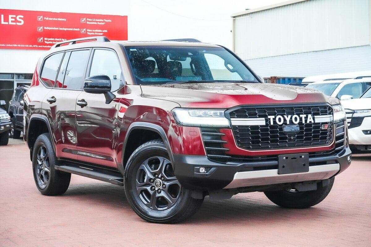 2022 Toyota Landcruiser GR-S in Red