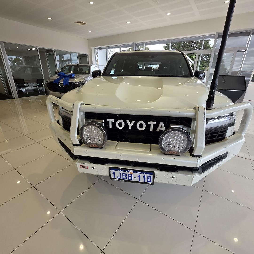 2023 Toyota Landcruiser GR-S in White