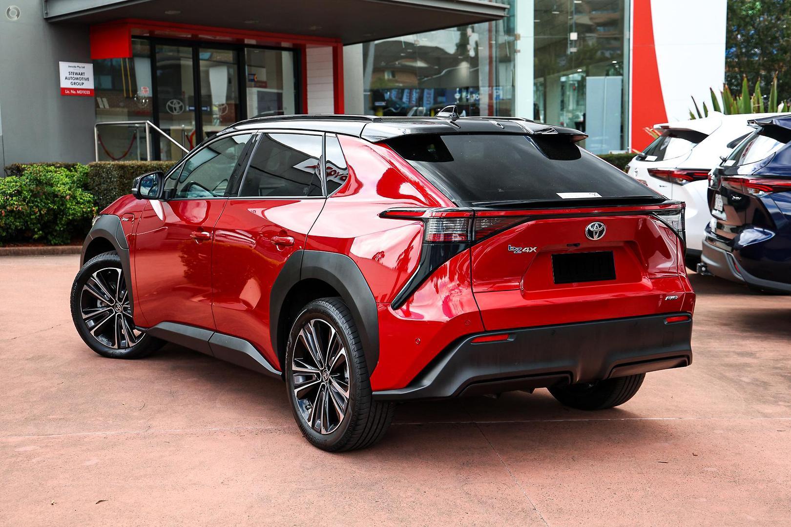 2023 Toyota bZ4X Standard AWD in Two Tone Red