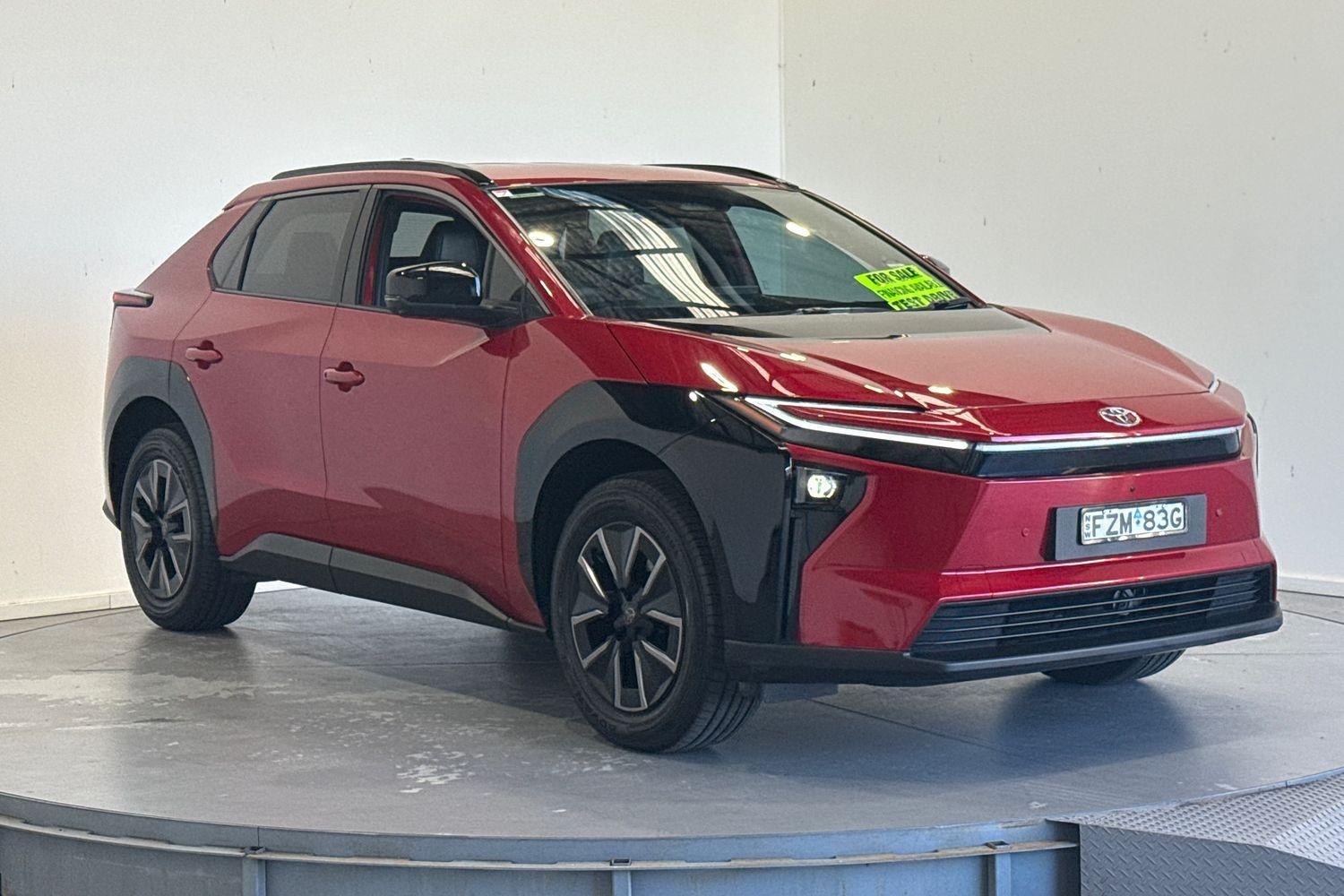 2025 Toyota bZ4X Standard 2WD in Red