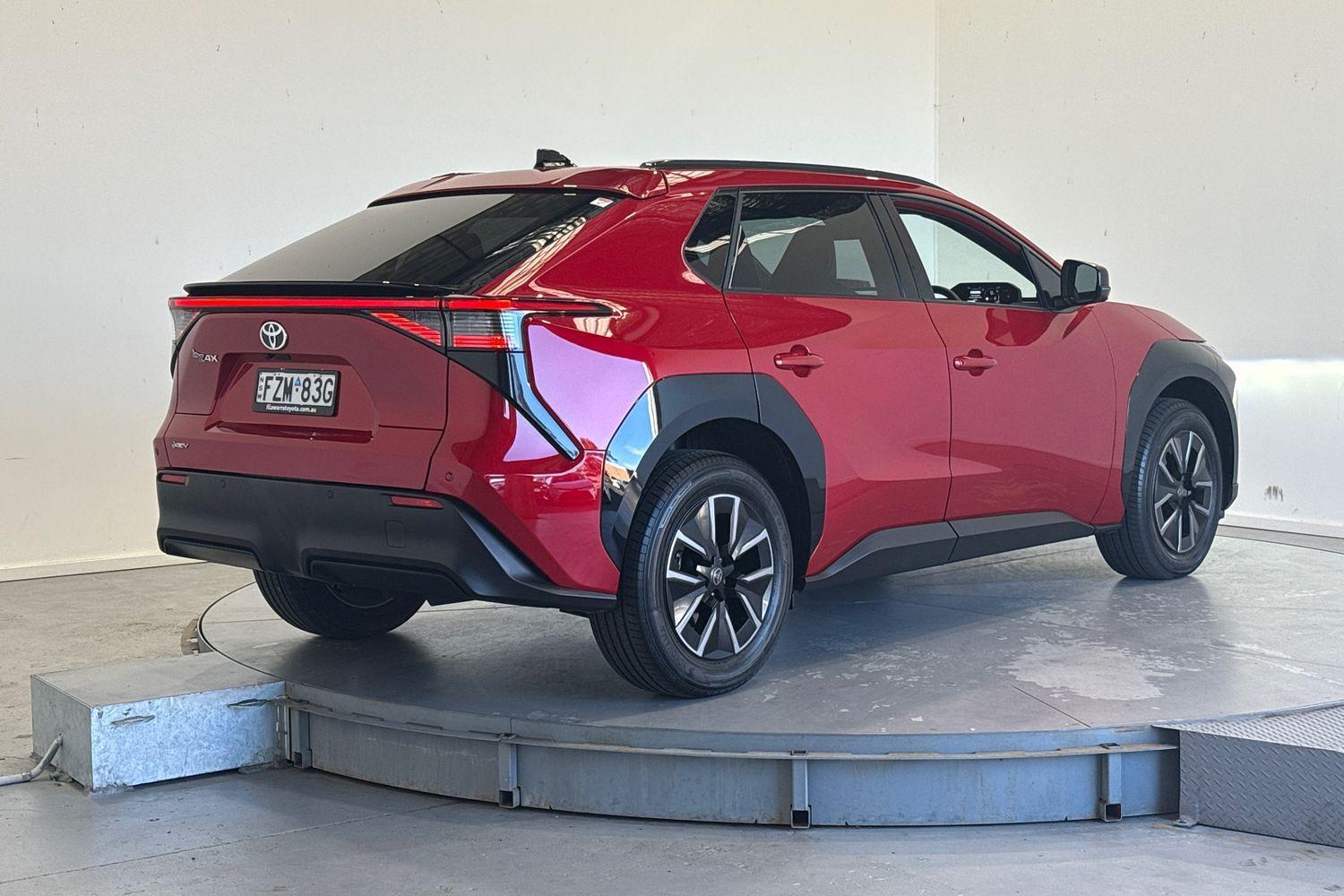 2025 Toyota bZ4X Standard 2WD in Red