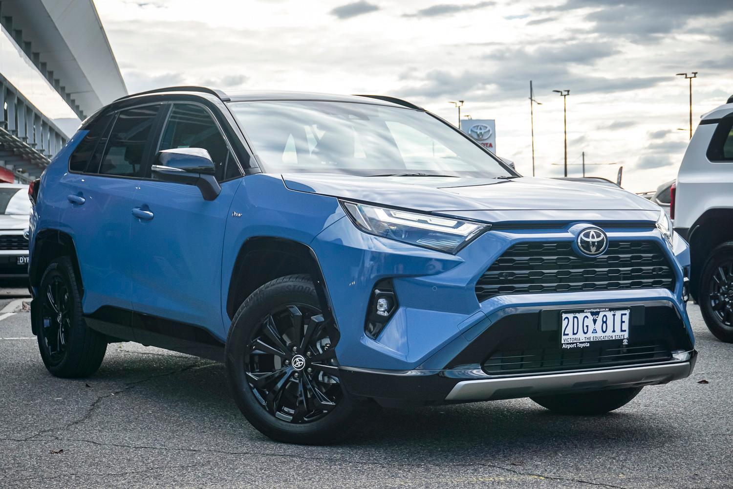 2025 Toyota RAV4 XSE (AWD) in Two Tone Blue
