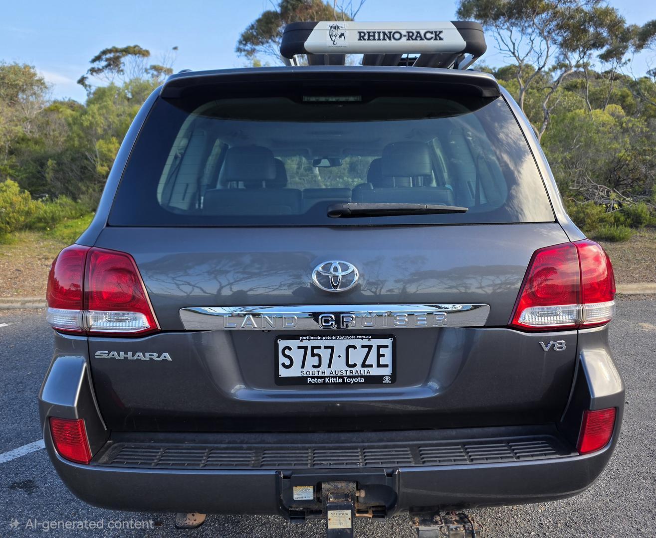 2008 Toyota Landcruiser Sahara in Silver