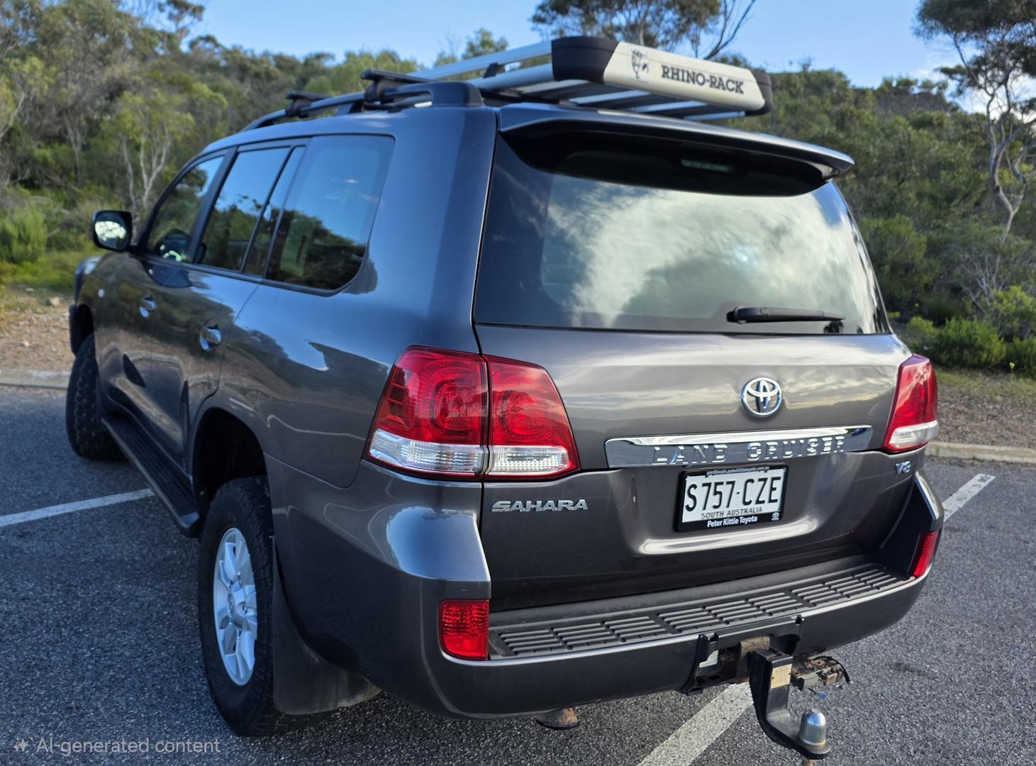 2008 Toyota Landcruiser Sahara in Silver