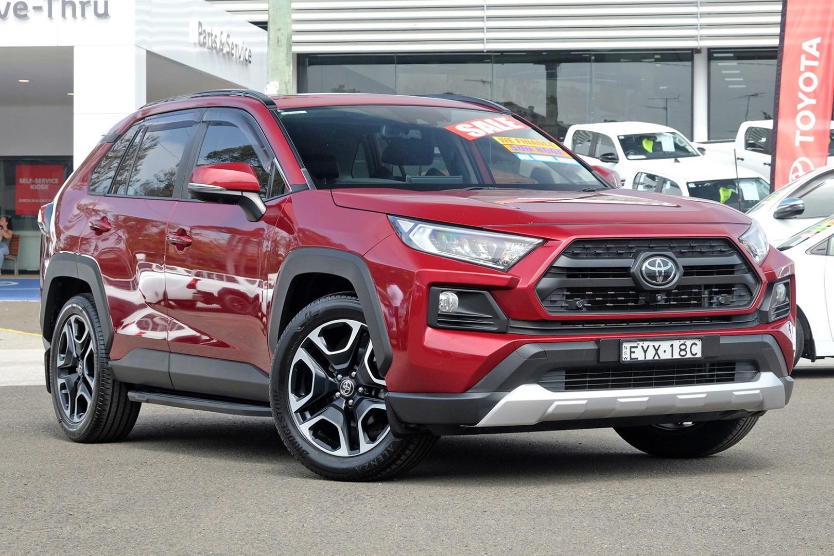 2019 Toyota RAV4 Edge AWD in Red