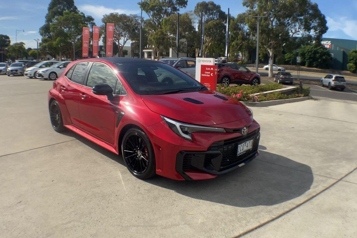 2025 Toyota Corolla GTS in Red