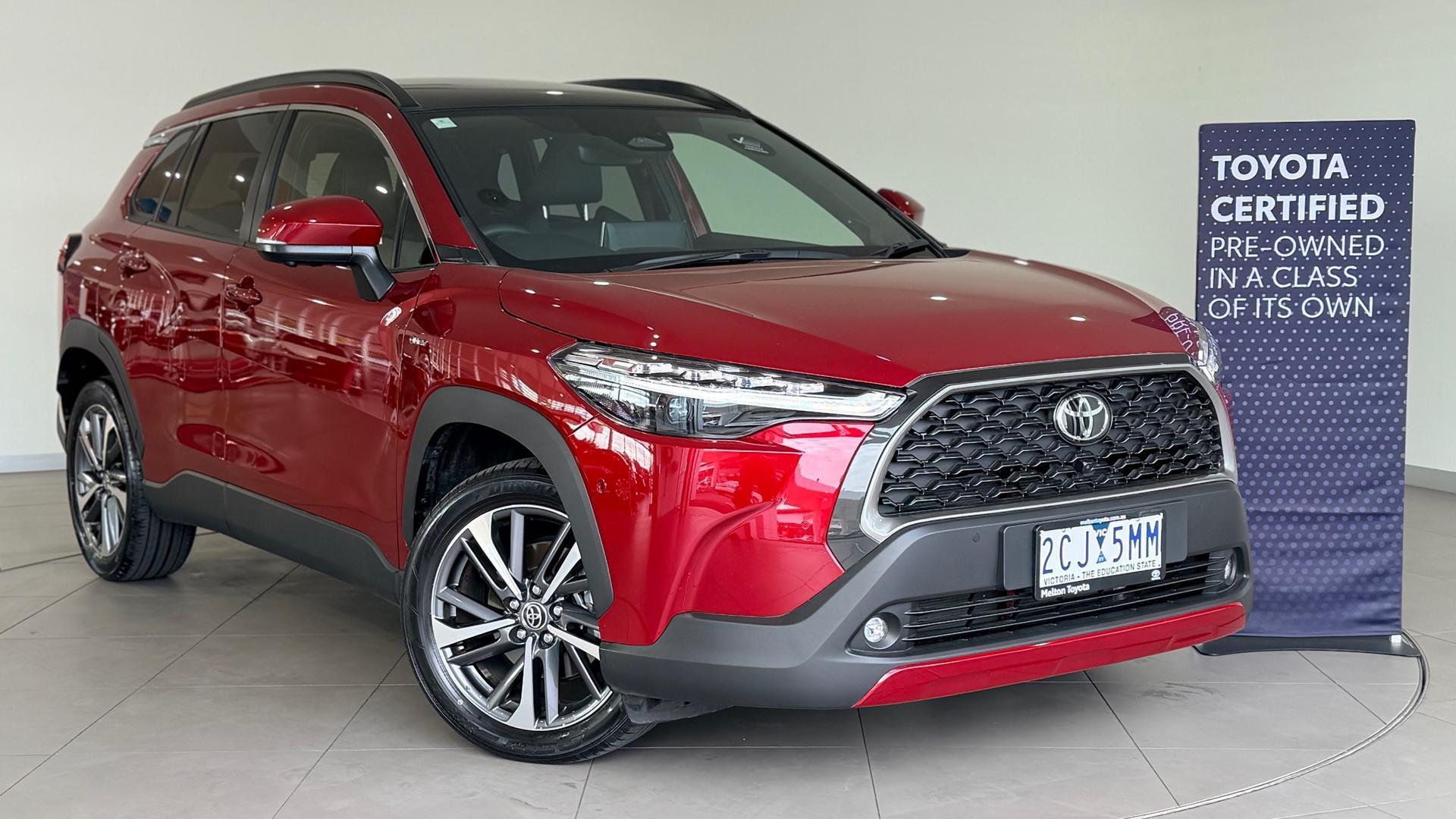 2025 Toyota Corolla Cross Atmos 2WD in Red