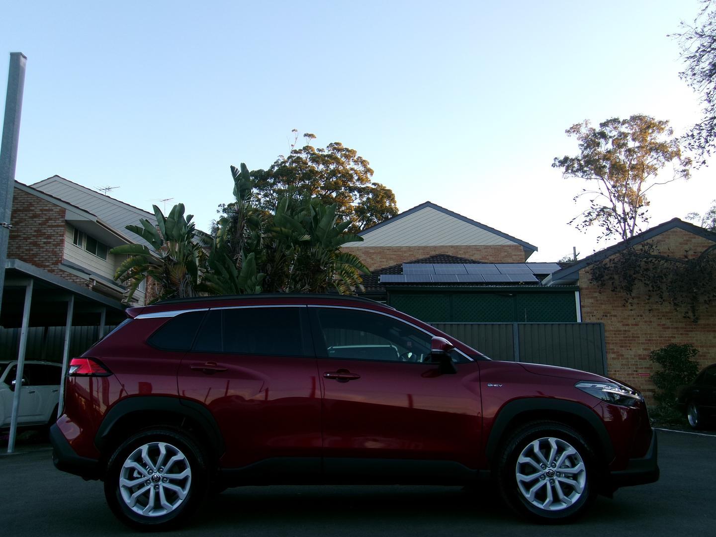 2025 Toyota Corolla Cross GXL in Red