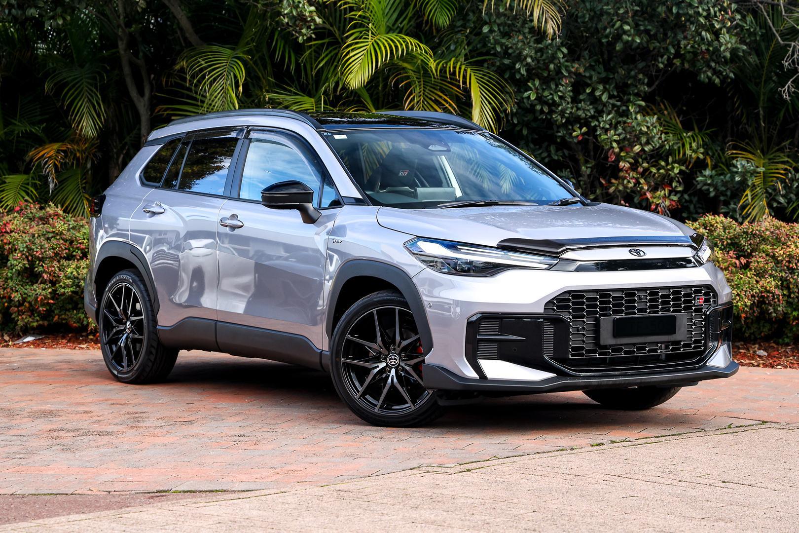 2025 Toyota Corolla Cross GR-S HV AWD in Silver