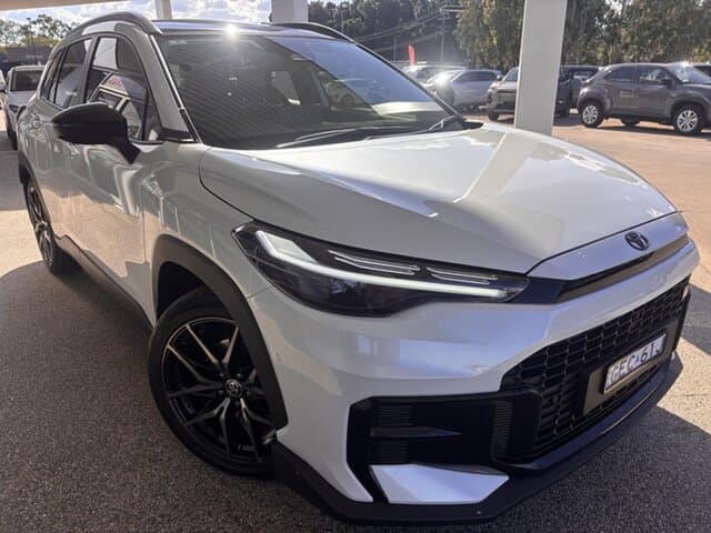 2026 Toyota Corolla Cross GR-S HV AWD in White