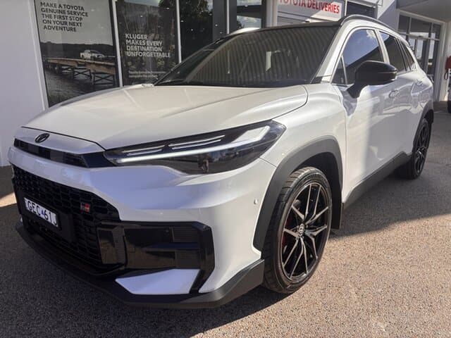2026 Toyota Corolla Cross GR-S HV AWD in White
