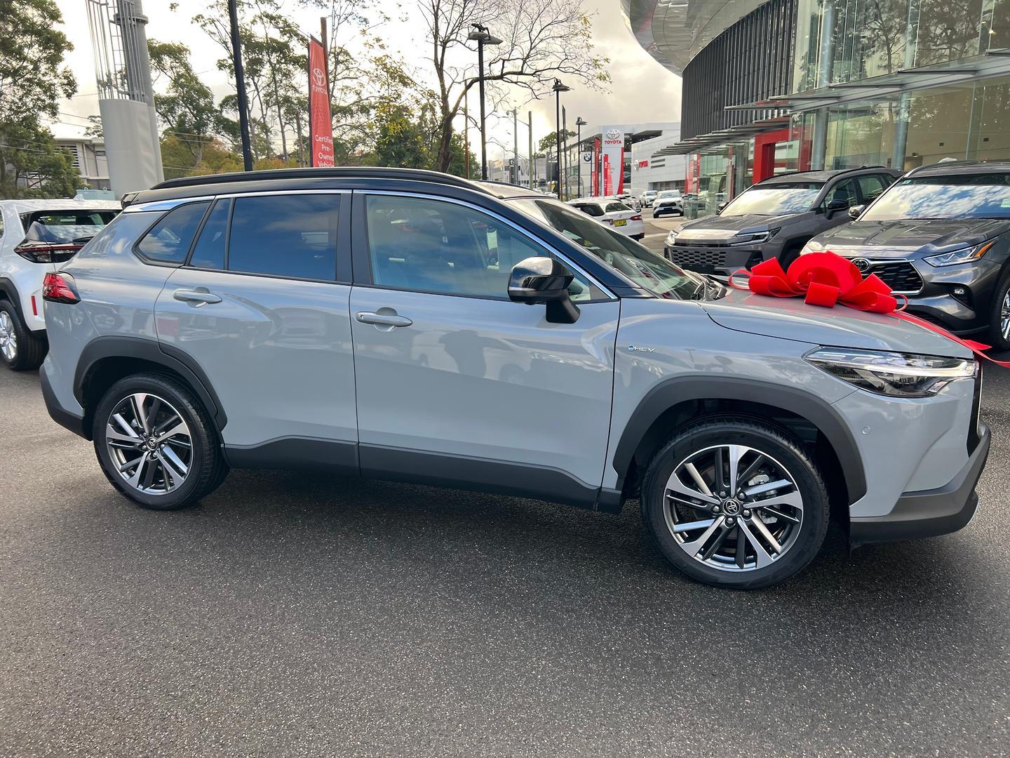 2025 Toyota Corolla Cross Atmos AWD in Two Tone Grey