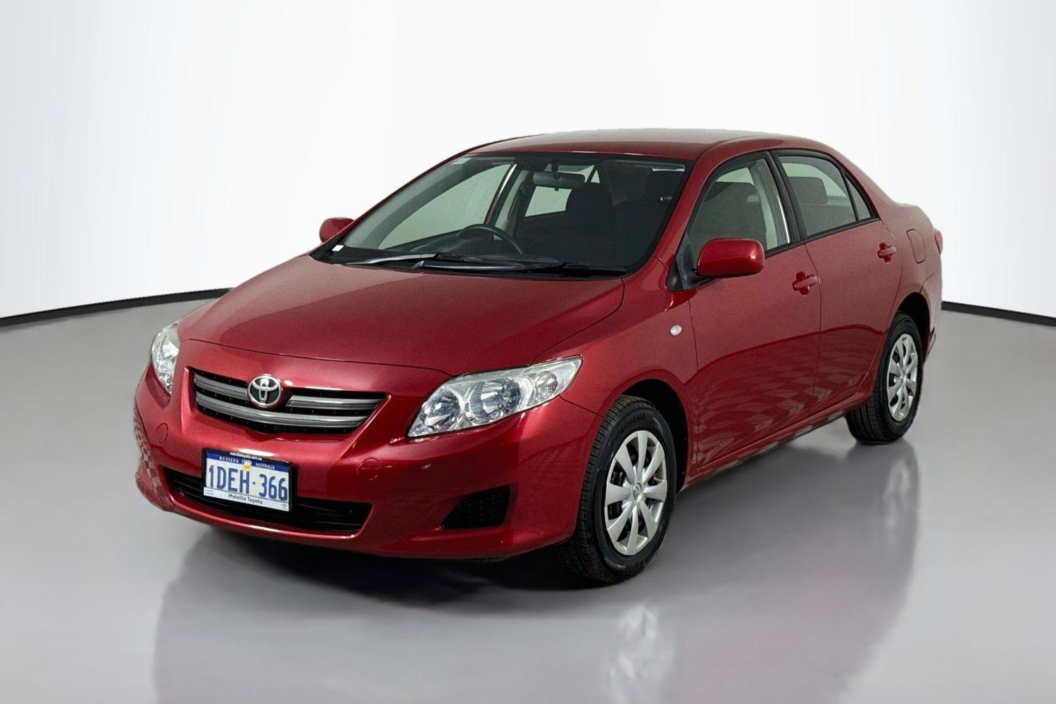 2009 Toyota Corolla Ascent in Red