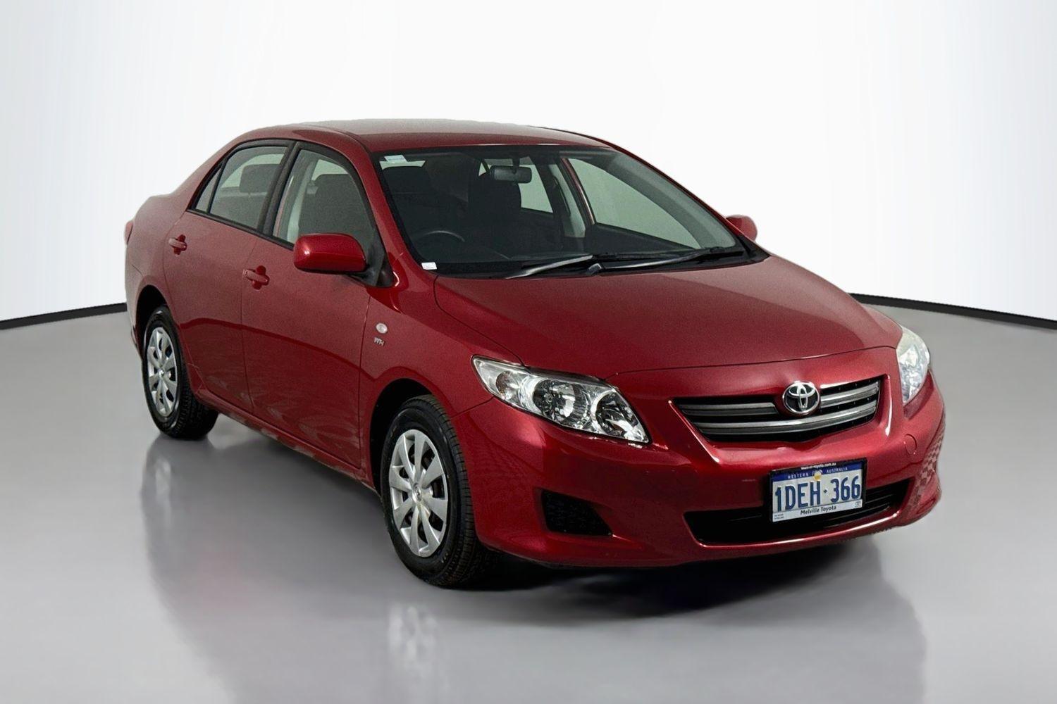 2009 Toyota Corolla Ascent in Red