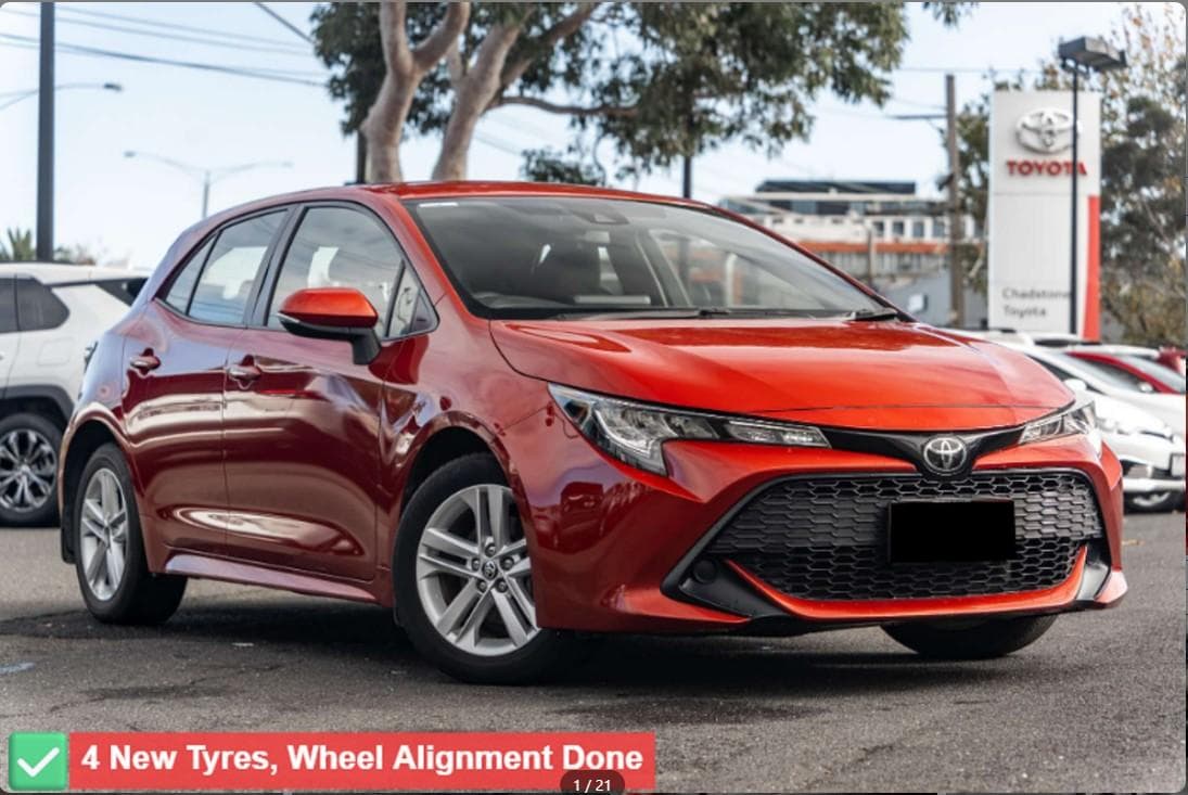 2018 Toyota Corolla Ascent Sport in Red