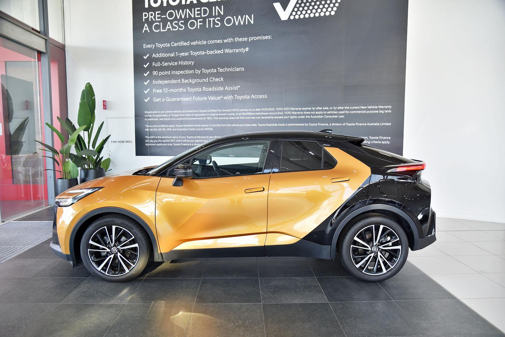 2023 Toyota C-HR Koba 2WD in Two Tone Yellow