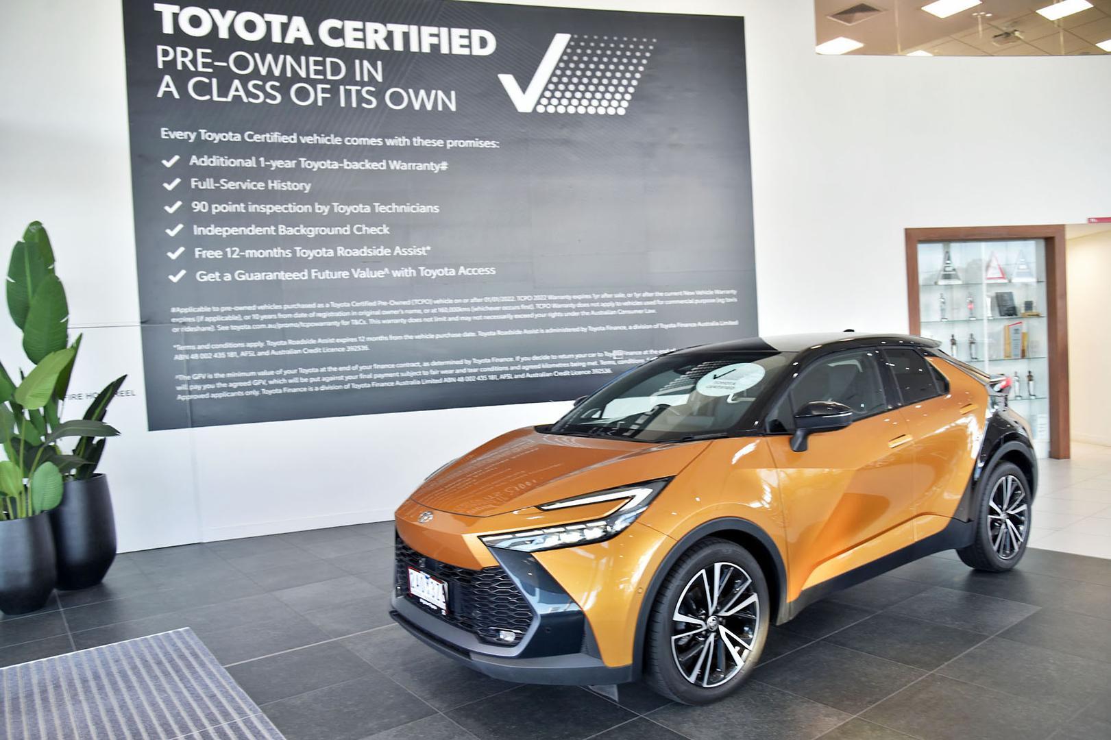 2023 Toyota C-HR Koba 2WD in Two Tone Yellow