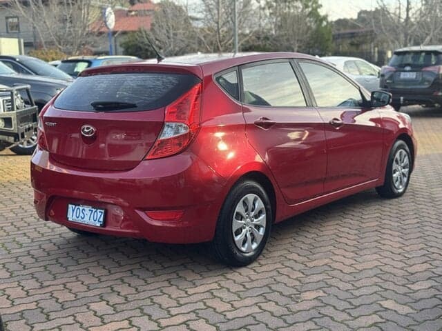 2017 Hyundai Accent Active in Red