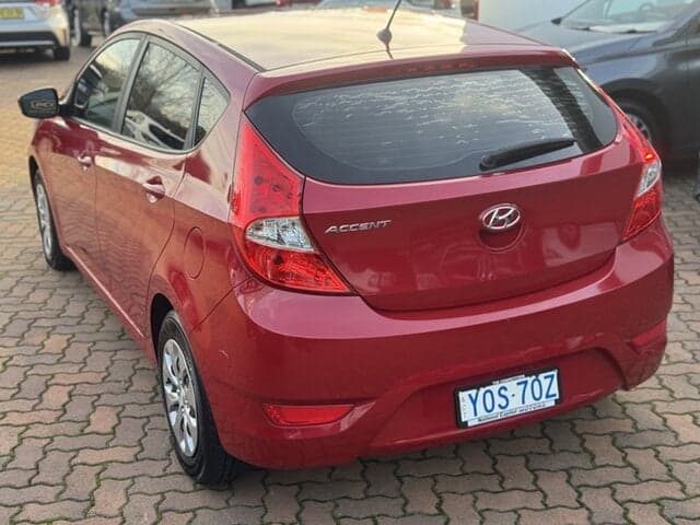 2017 Hyundai Accent Active in Red