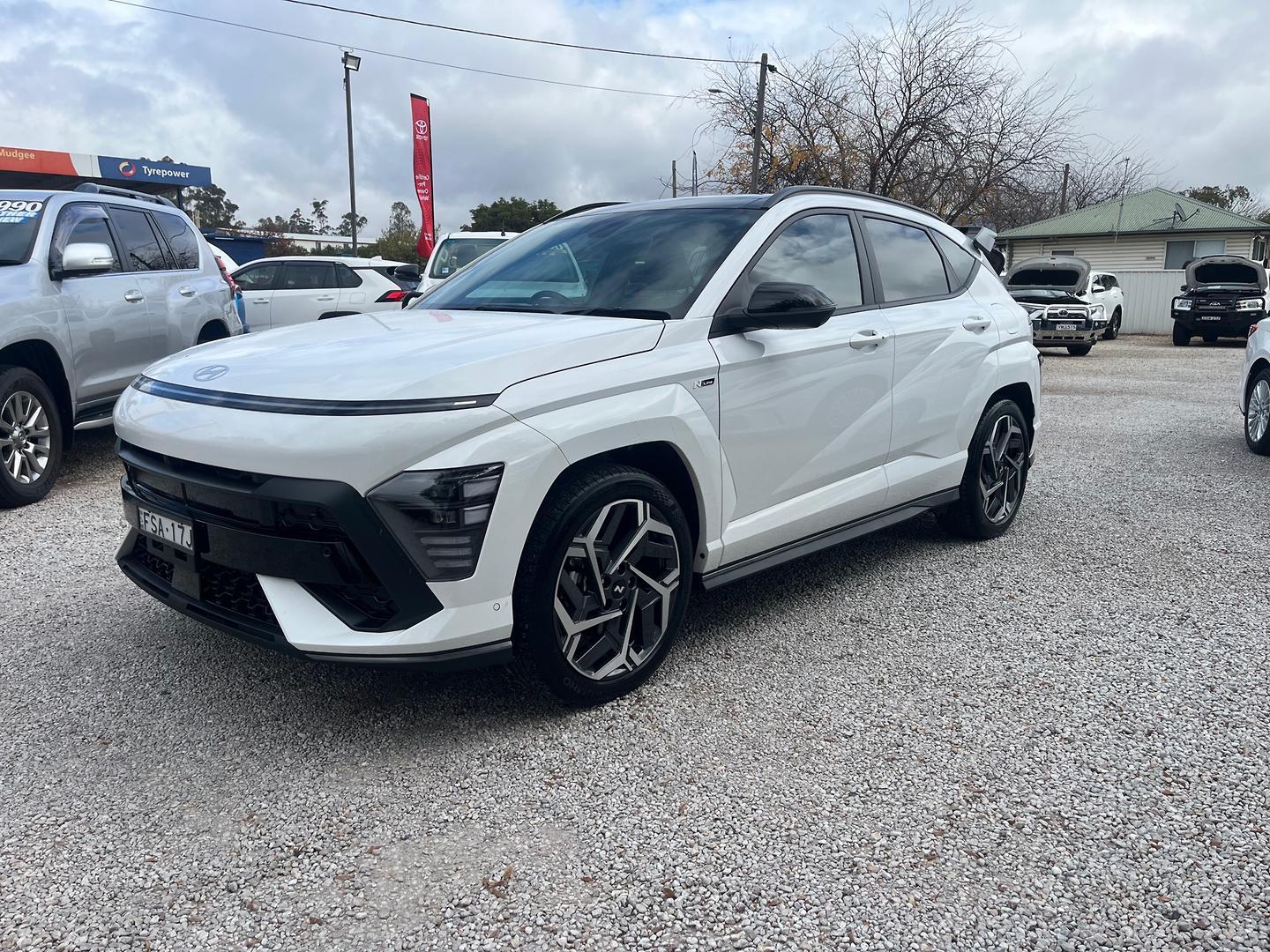 2025 Hyundai Kona Premium N Line in White