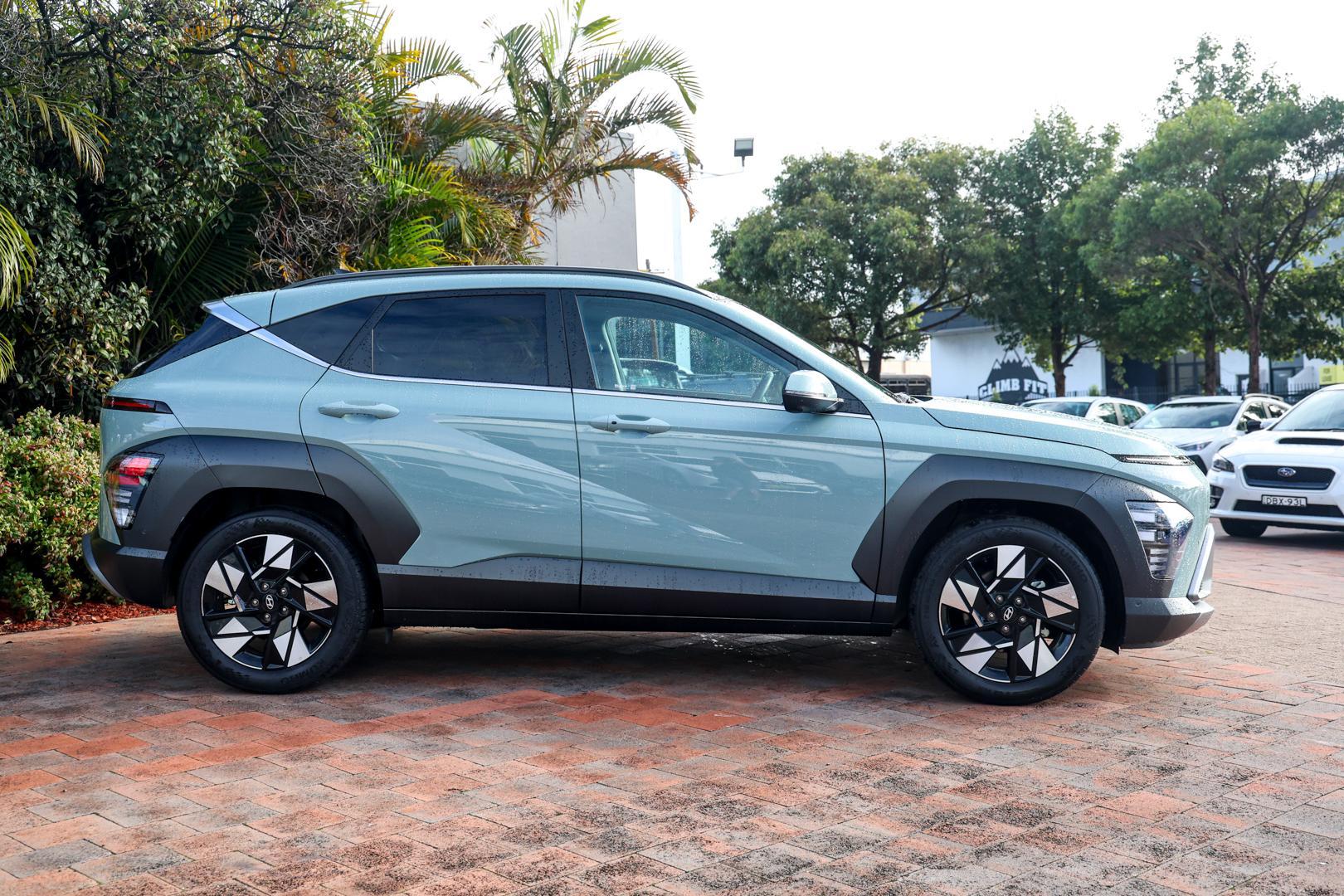 2023 Hyundai Kona Premium in Mirage Green
