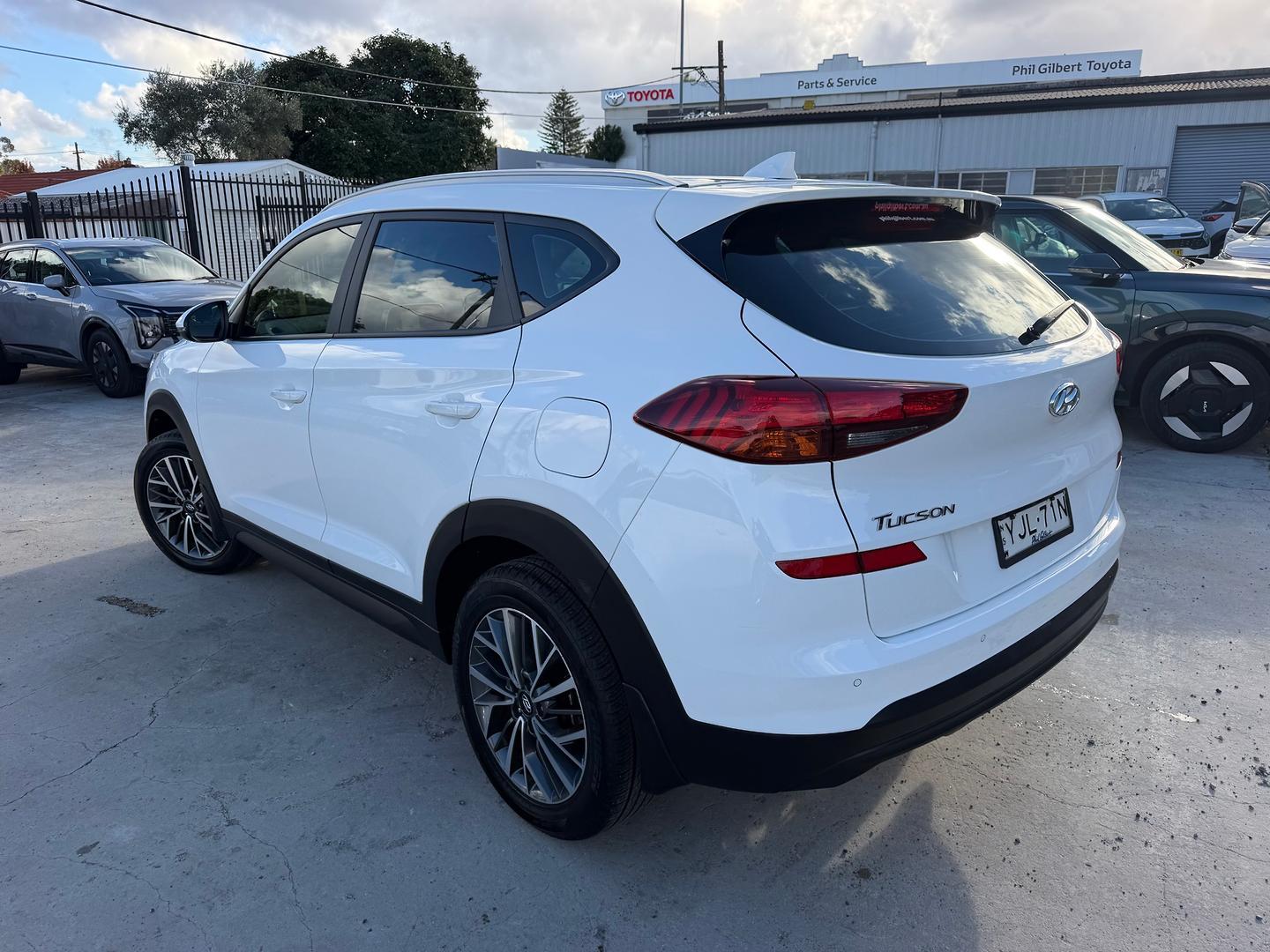 2019 Hyundai Tucson Active X in Pure White
