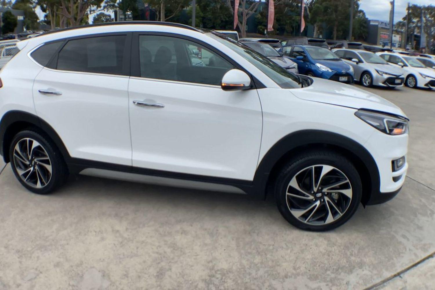 2018 Hyundai Tucson Highlander in White