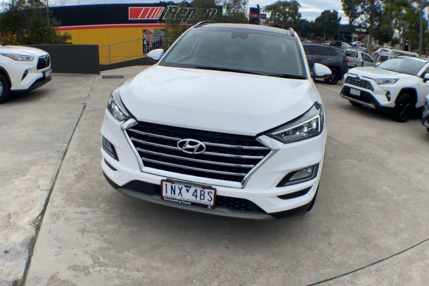 2018 Hyundai Tucson Highlander in White