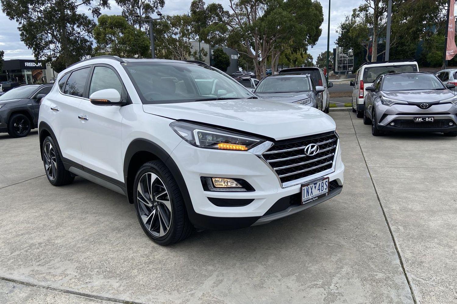 2018 Hyundai Tucson Highlander in White