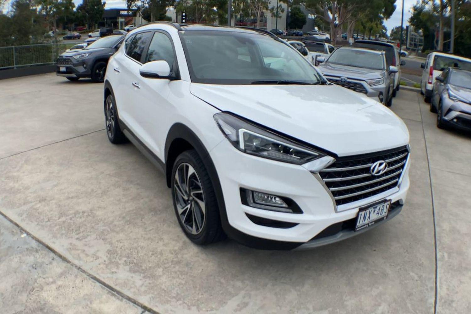 2018 Hyundai Tucson Highlander in White