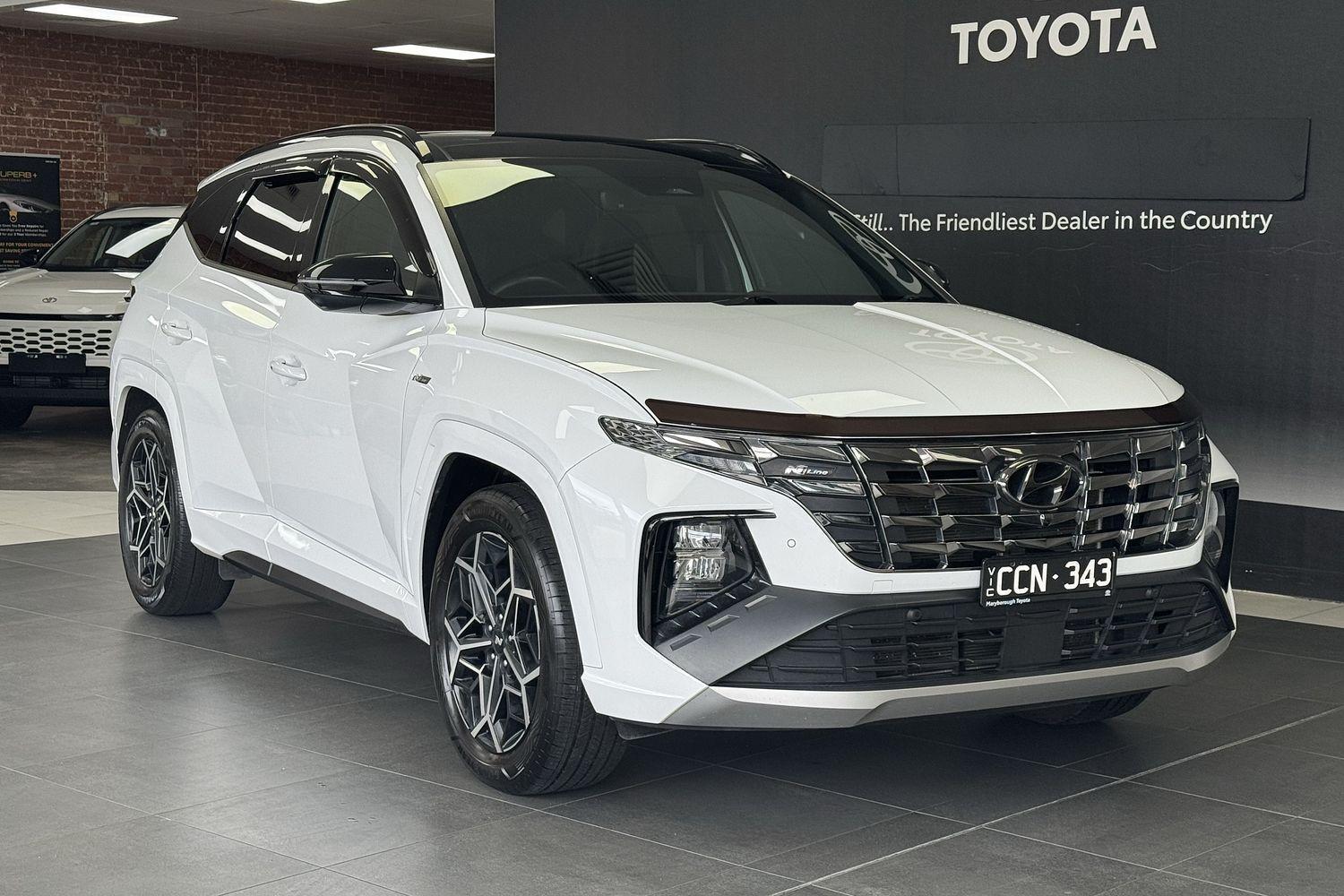 2022 Hyundai Tucson Highlander in White