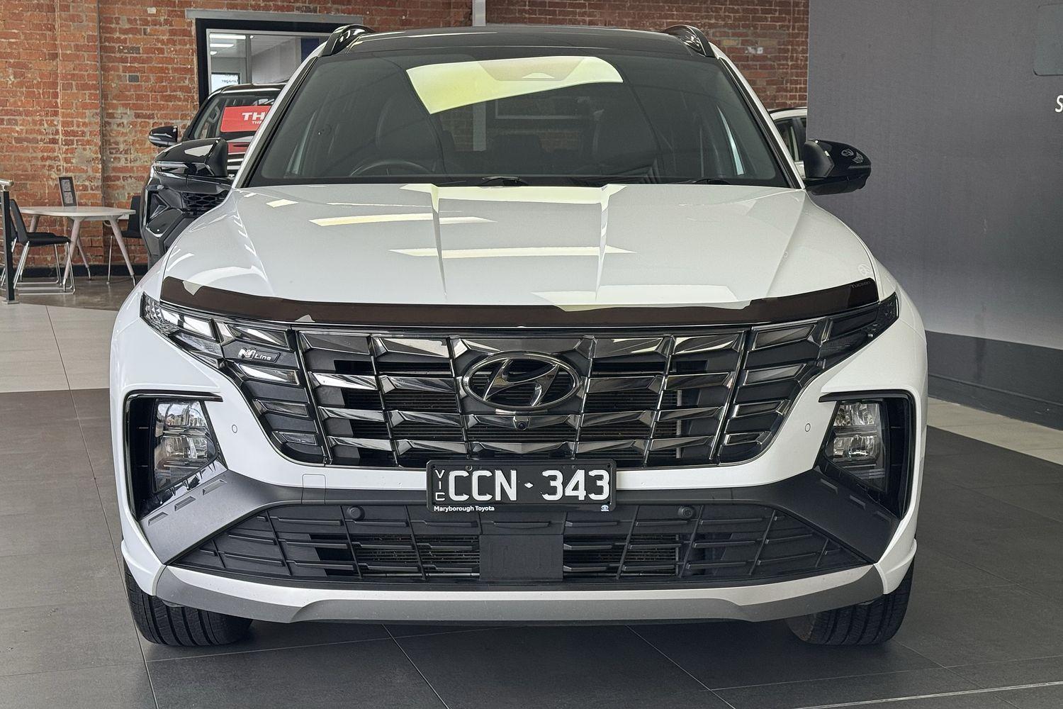 2022 Hyundai Tucson Highlander in White