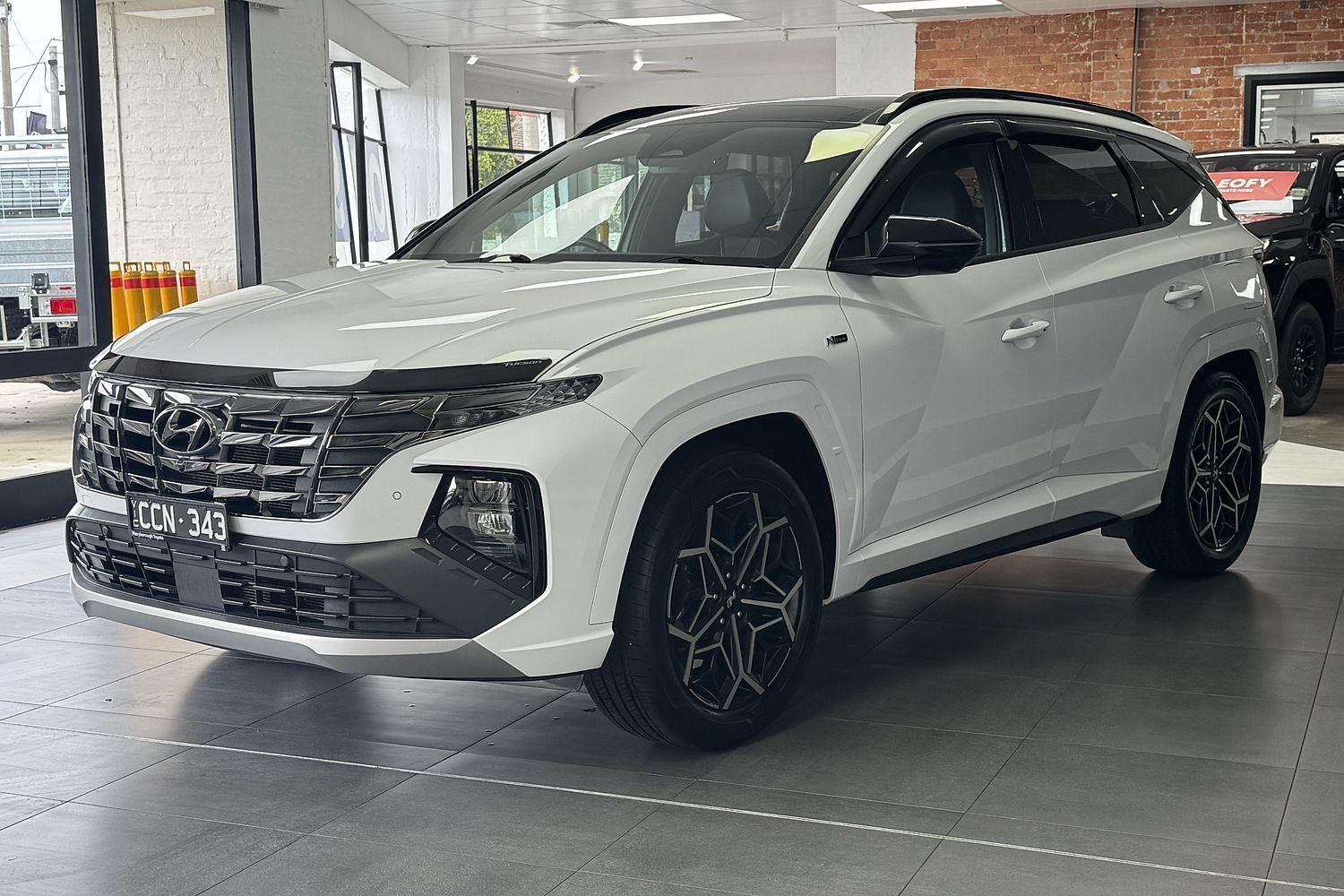 2022 Hyundai Tucson Highlander in White