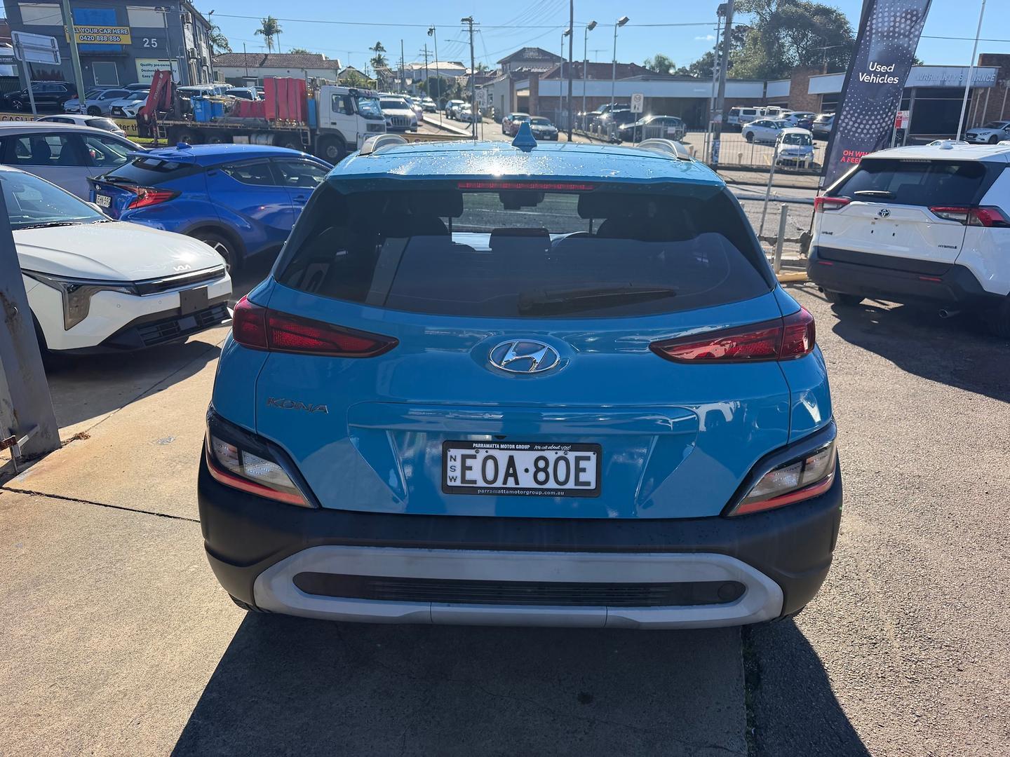 2021 Hyundai Kona Base in Surfy Blue