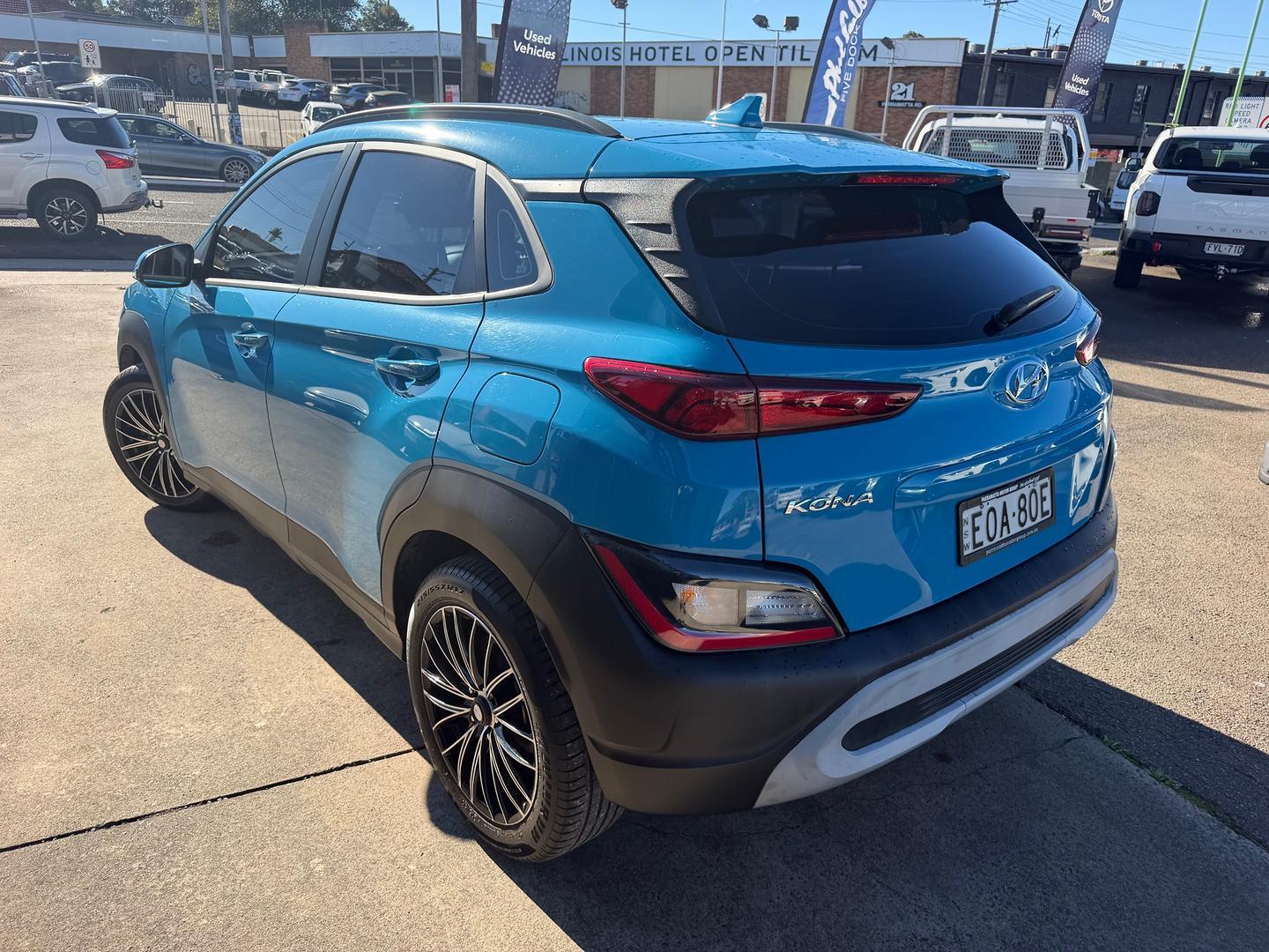 2021 Hyundai Kona Base in Surfy Blue