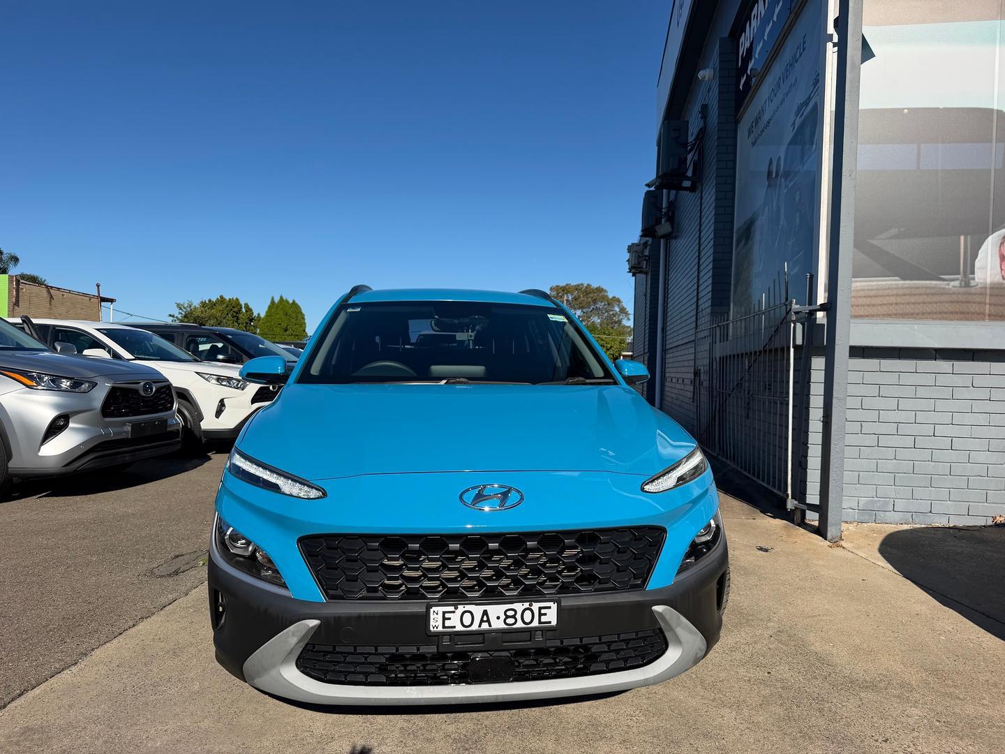 2021 Hyundai Kona Base in Surfy Blue