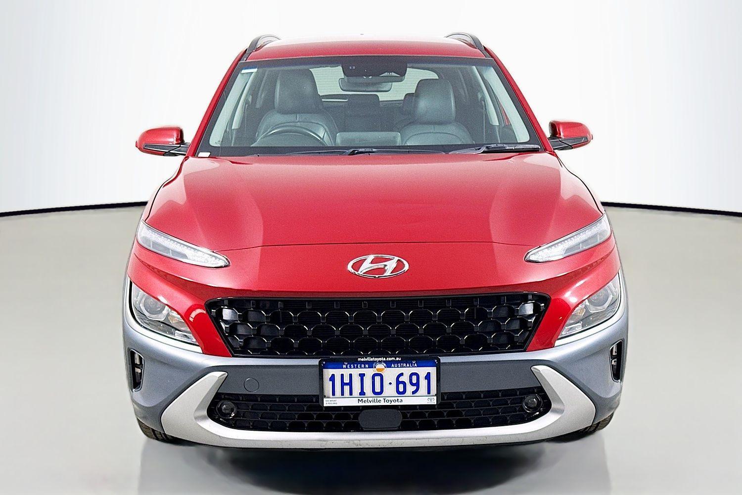 2021 Hyundai Kona Elite in Red