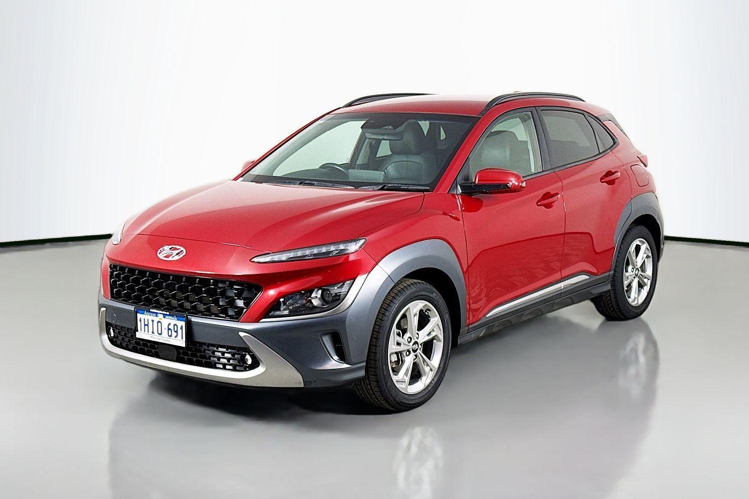 2021 Hyundai Kona Elite in Red
