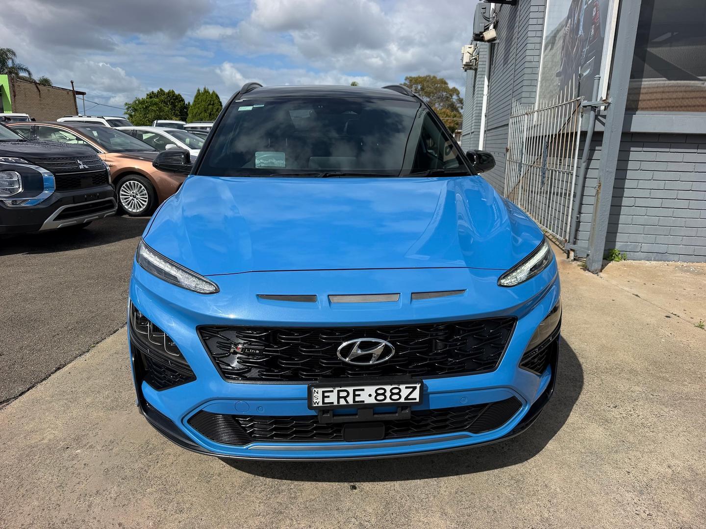 2021 Hyundai Kona N-Line Premium in Surfy Blue Ttr