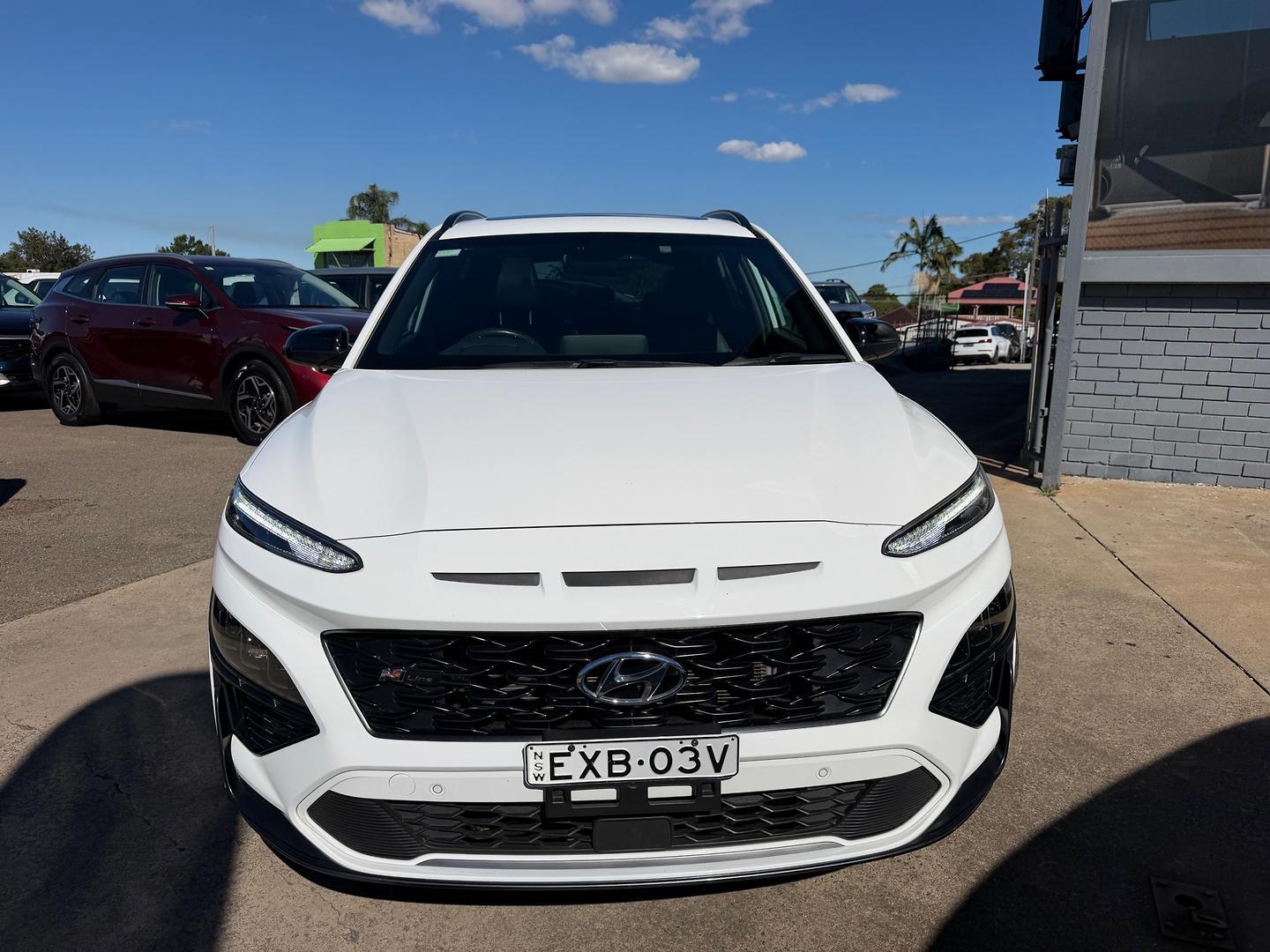 2021 Hyundai Kona N-Line Premium in Atlas White