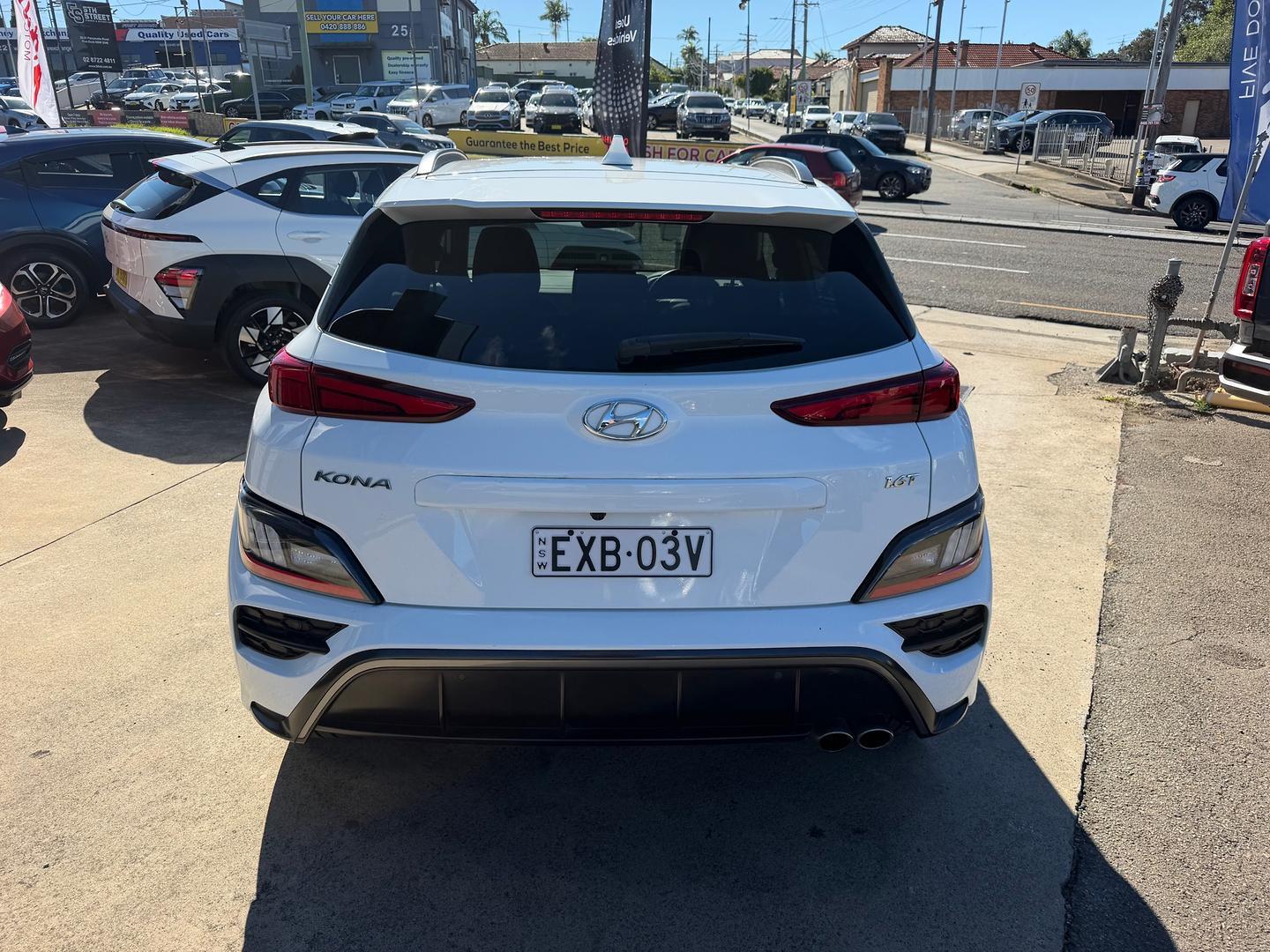 2021 Hyundai Kona N-Line Premium in Atlas White