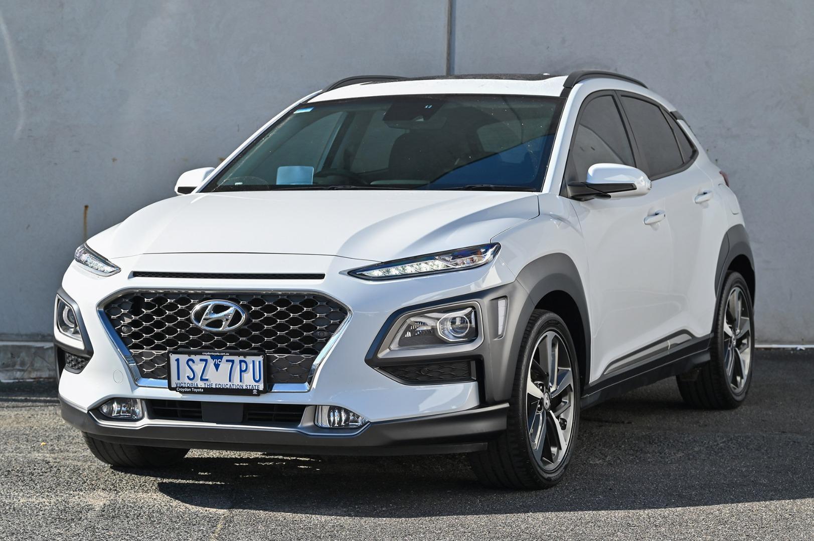 2020 Hyundai Kona Highlander in White