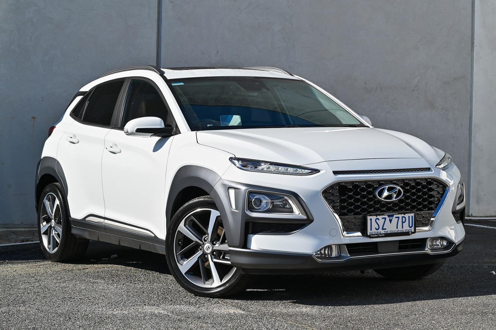 2020 Hyundai Kona Highlander in White
