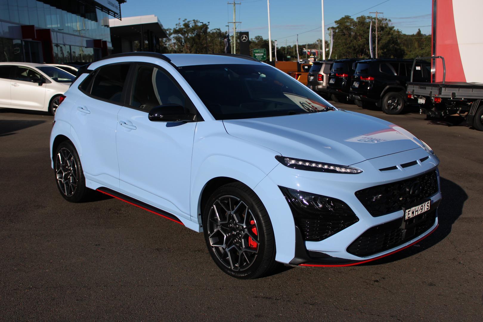 2022 Hyundai Kona N in Blue