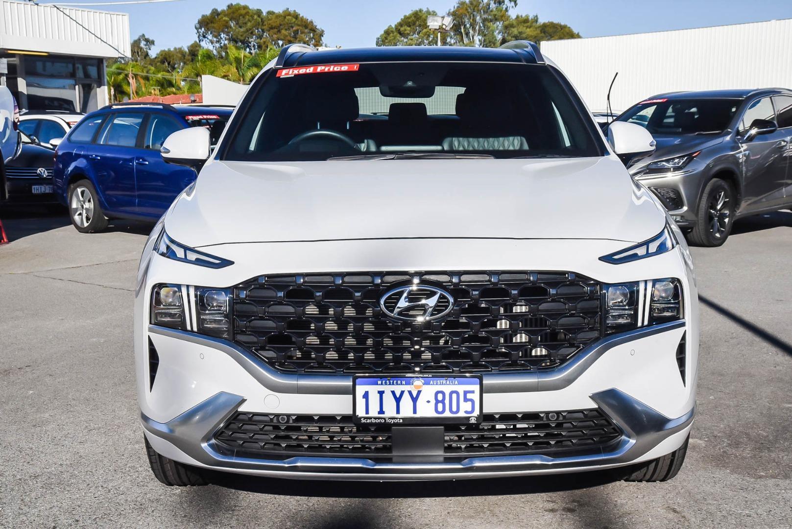 2022 Hyundai Santa Fe Hybrid Highlander in White