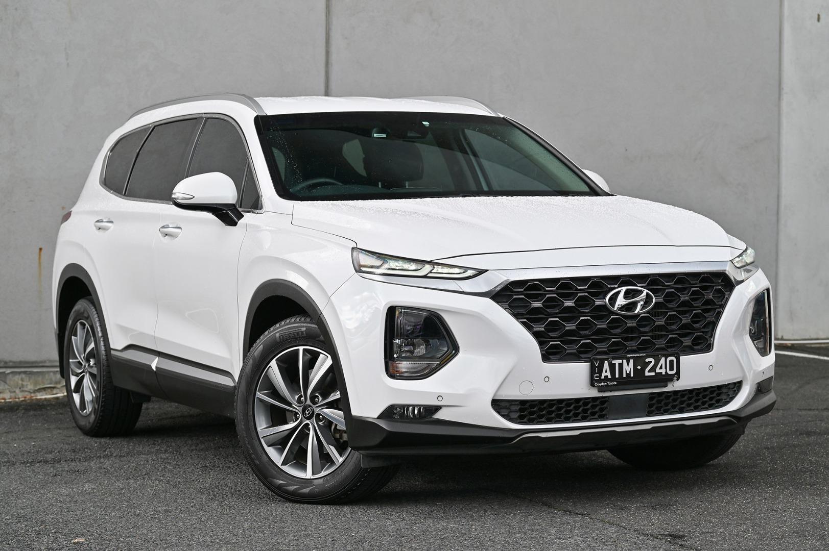 2018 Hyundai Santa Fe Elite in White