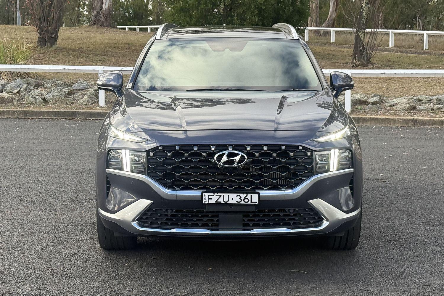 2021 Hyundai Santa Fe Highlander in Blue
